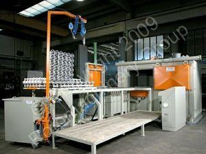 single station roto-molding machine