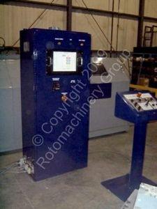 single station roto-molding machine / for laboratories