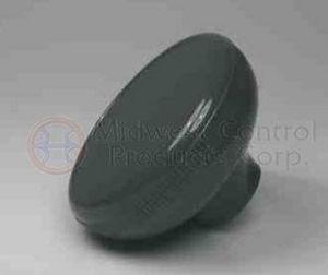 threaded knob / cylindrical / in plastic