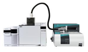 TG-GC-MS coupling for evolved gas analysis (EGA)