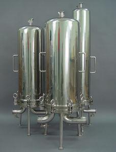 multi-cartridge filter housing / stainless steel / sanitary