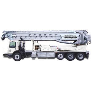 belt conveyor / for the mining industry / for concrete / telescopic