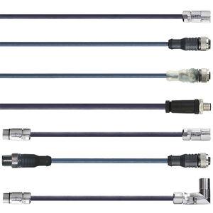 coaxial cable harness / RF / sensor/actuator / flexible