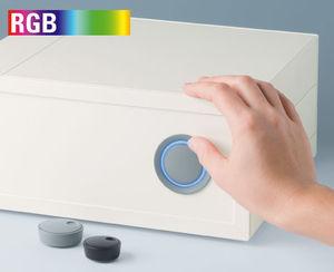 push-pull knob / round / illuminated