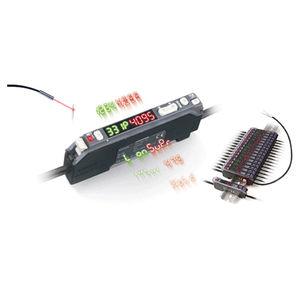 fiber optic amplifier / digital / for sensors / dual-display