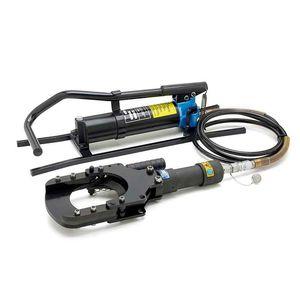 hydraulic cable cutter / with foot pump