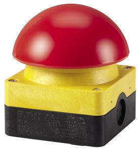 mushroom push-button switch / single-pole / illuminated / electromechanical