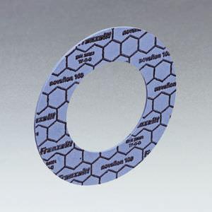 flat gasket / lipped / round / PTFE
