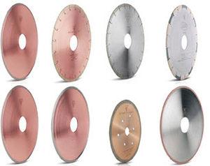 ceramic cutting disc / diamond-coated