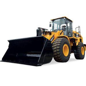 rubber-tired loader / articulated / low fuel consumption / for underground mining