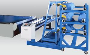 feeding unit for cutting applications / fabric roll / automatic