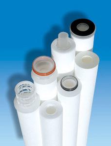 beverage filter cartridge / for chemical products / depth / polypropylene