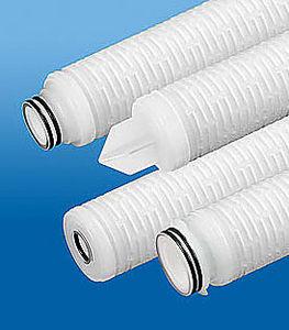 water filter cartridge / fine / PTFE / pleated