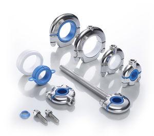 stainless steel pipe accessory / for the food industry