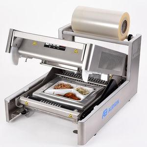 linear array tray sealer / manual / for the food industry / with modified atmosphere packaging