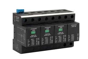 type 1 surge arrester / DIN rail / low-voltage / for signal transmission