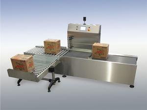 cardboard box checkweigher / with belt conveyor