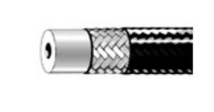 hydraulic hose / high-pressure / rubber / steel-braided