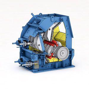 impact mill / horizontal / for recycling