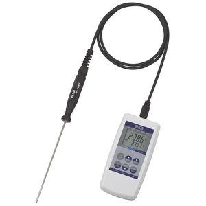 Pt100 thermometer / digital / hand-held / industrial