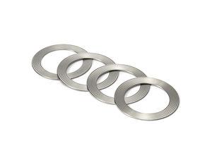flat seal / metal / flange / corrugated