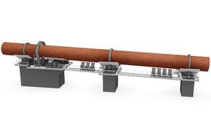 pyrolysis furnace / bell / rotating