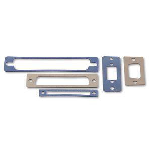 flat gasket / rectangular / elastomer / EMI shielding