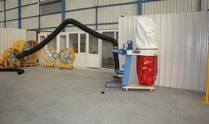 bag dust collector / reverse air cleaning / mobile