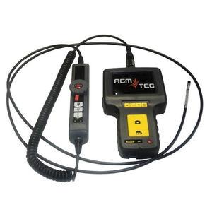 flexible videoscope / with memory card / LCD display