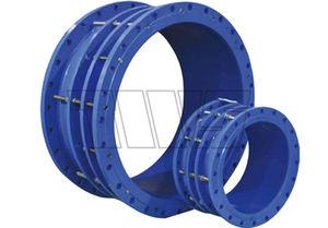 metal pipe expansion joint / round / flange