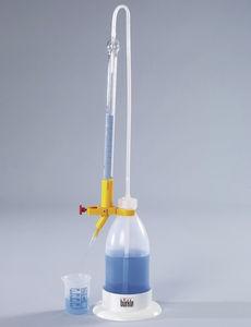 titration burette / borosilicate glass / chemical-resistant / borosilicate glass