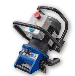 hand-held chamfering machine / electric / sheet metal / with adjustable angle