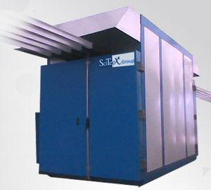 curing oven / polymerization / heating / hook