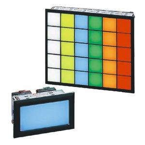 LED indicator light / panel-mount / ATEX / rectangular