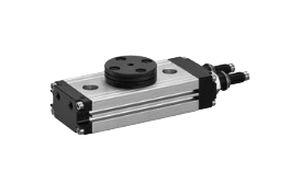 rotary actuator / pneumatic / rack-and-pinion / double-acting