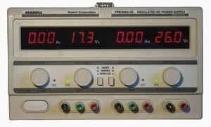 AC/DC power supply / triple-output / adjustable / tabletop