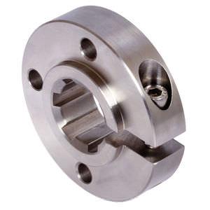 rigid shaft coupling / for splined hubs / flange