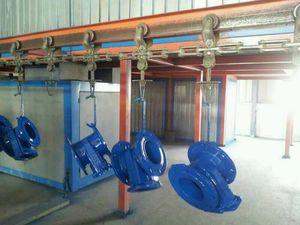 horizontal conveyor / for powder coating systems / overhead