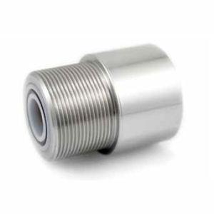 hose adapter / threaded / stainless steel
