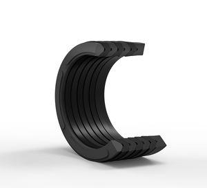O-ring seal / lipped / round / NBR