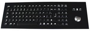 panel-mount keyboard / 100-key / with trackball / compact