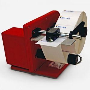 semi-automatic dispenser / manual / adhesive label / paper