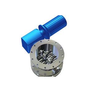 single-roller lump breaker / horizontal / miscellaneous waste