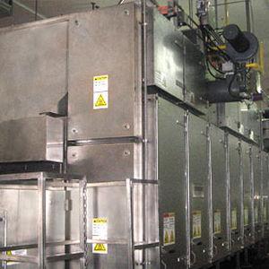 drying oven / curing / truck-in / hot air impingement