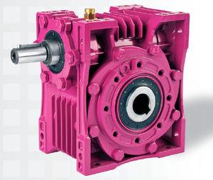 worm gear reducer / perpendicular / transmission / modular