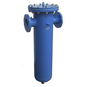 carbon steel filter / liquid / compressed air / cartridge