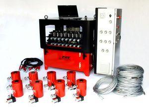 synchronous lifting system / hydraulic / cylinder / for heavy loads