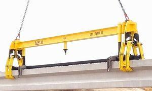 spreader beam for the construction industry / single-girder / secure / automatic