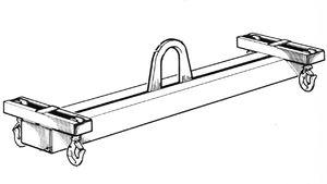 industrial spreader beam / H-shaped / horizontal / fixed