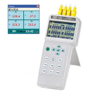 thermocouple thermometer / digital / portable / USB